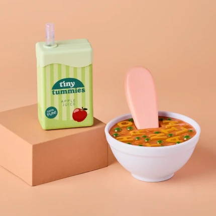 Zestaw Lunchowy Tiny Tummies - Zupa z magiczną łyżeczką i soczek / Tiny Harlow