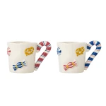 Kubki z kamionki Candice - Multi, 2szt. / Bloomingville Mini