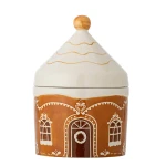 Słoik Domek Gina - Lid, Brown / Bloomingville Mini 