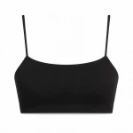 Nieprzemakalny biustonosz do karmienia piersią top bra dropless. czarny / dropless.