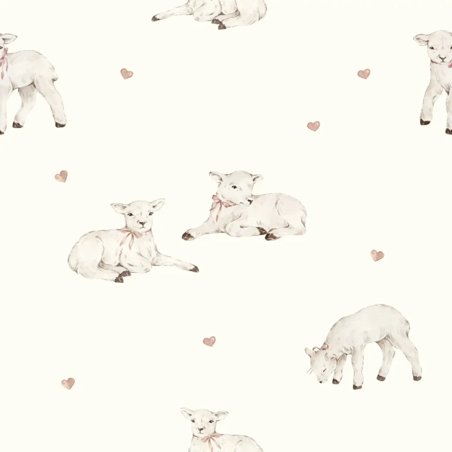 2w1 rożek/pościel z organicznego muślinu - little sheeps / My Memi