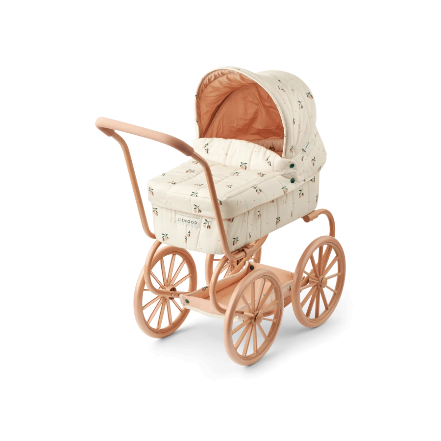 Wózek, gondola dla lalek Adaline - Peach, Sea shell / Liewood