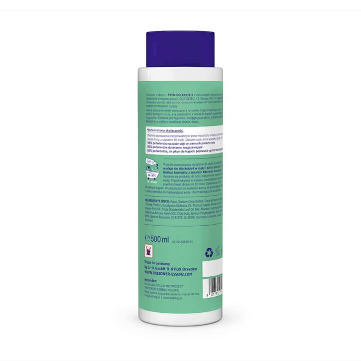 ODDYCHAJ SWOBODNIE płyn do kąpieli dla dzieci, 500ml / Dresdner Essenz