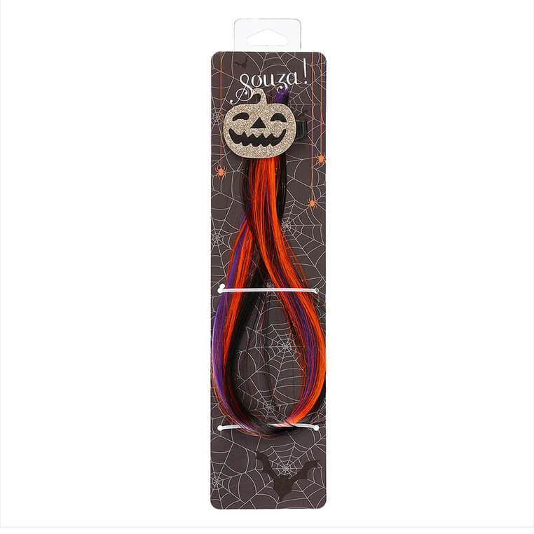 Spinka do włosów doczepiane pasemko dynia / Souza! Halloween