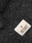Kominiarka z uszkami misia - Dark Grey Melange / HUTTEliHUT