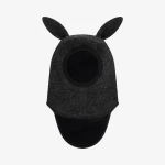 Kominiarka z uszkami królika - Dark Grey Melange / HUTTEliHUT