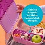 Silikonowy wkład do lunchboxa z przegrodą na sztućce, Ocean / b.box