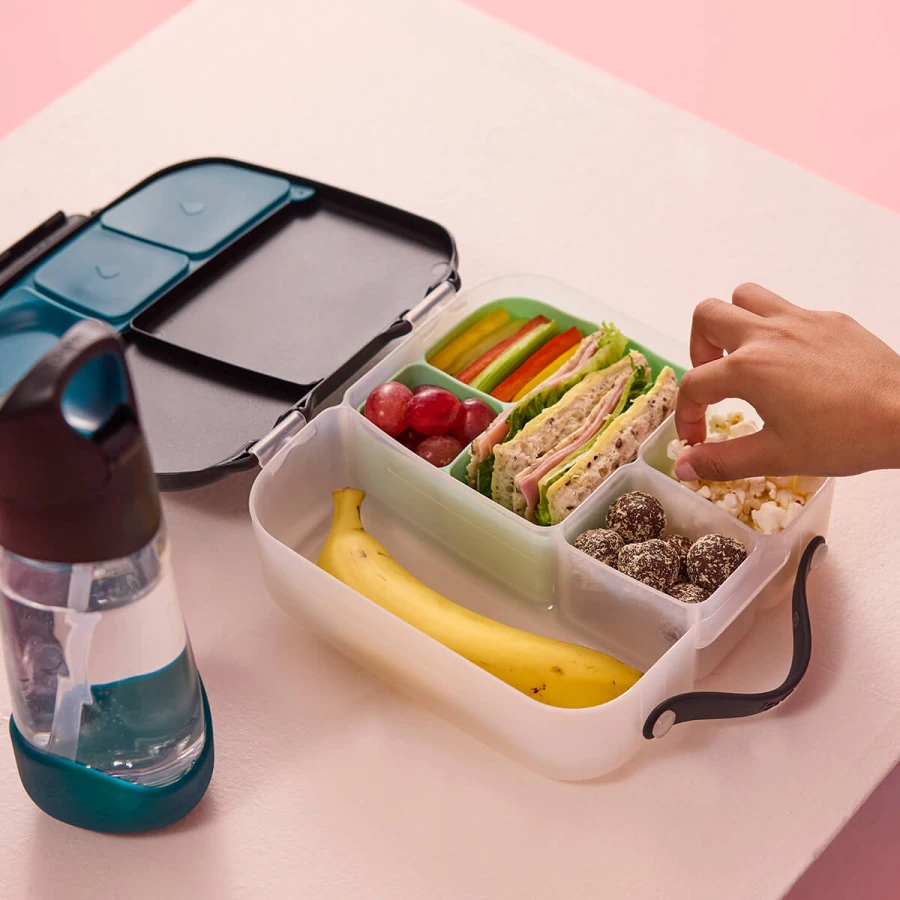 Silikonowy wkład do lunchboxa z dodatkowymi przegródkami, Ocean / b.box