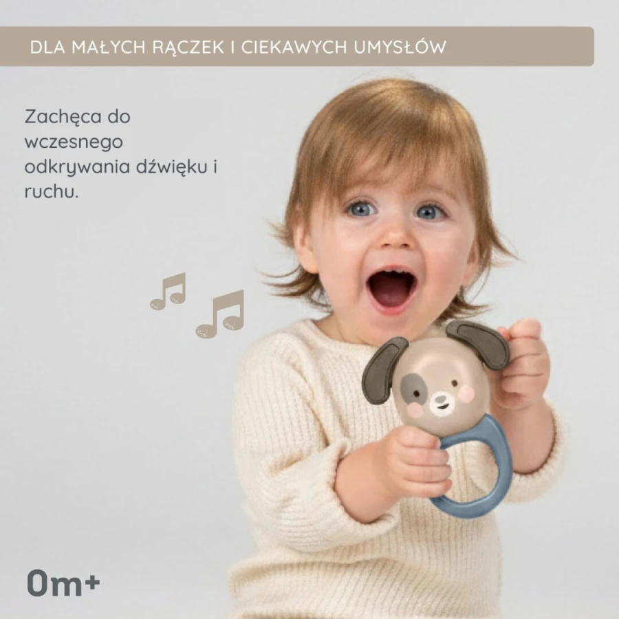 Duet Muzyczny - dzwoneczek i grzechotka, 3m+ / Taf Toys