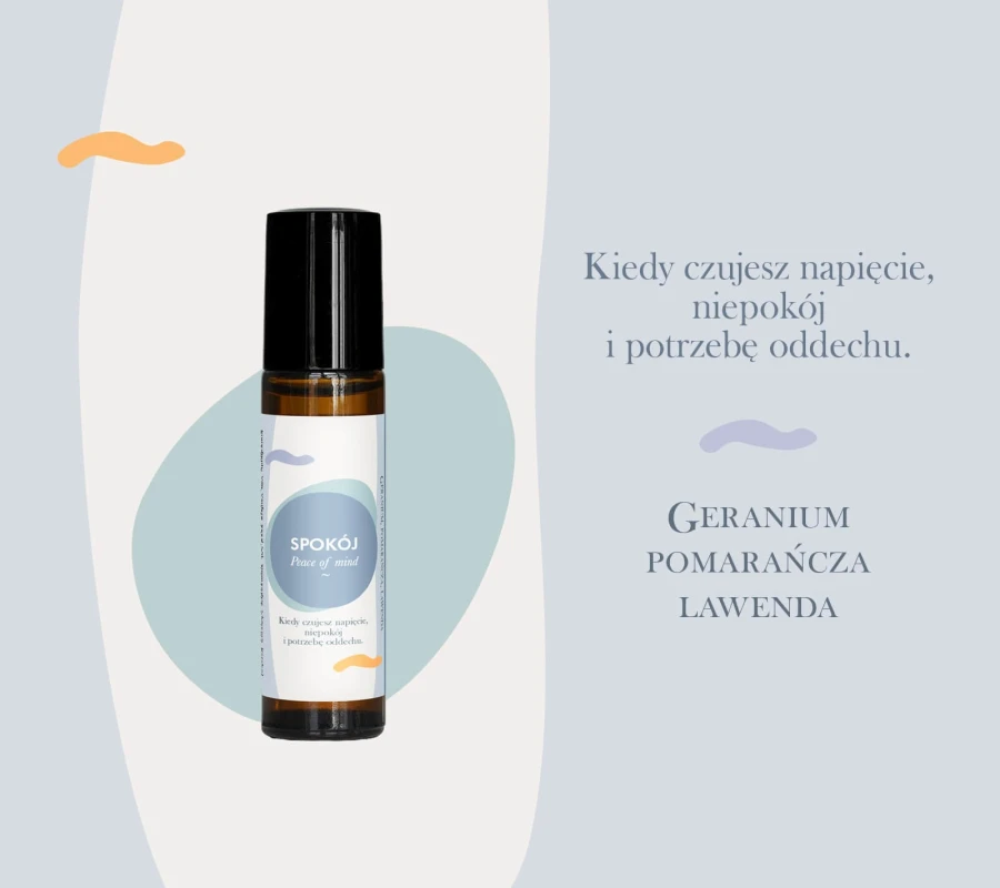 Spokój, roll-on z olejkami eterycznymi do aromaterapii, 10 ml / Lullalove