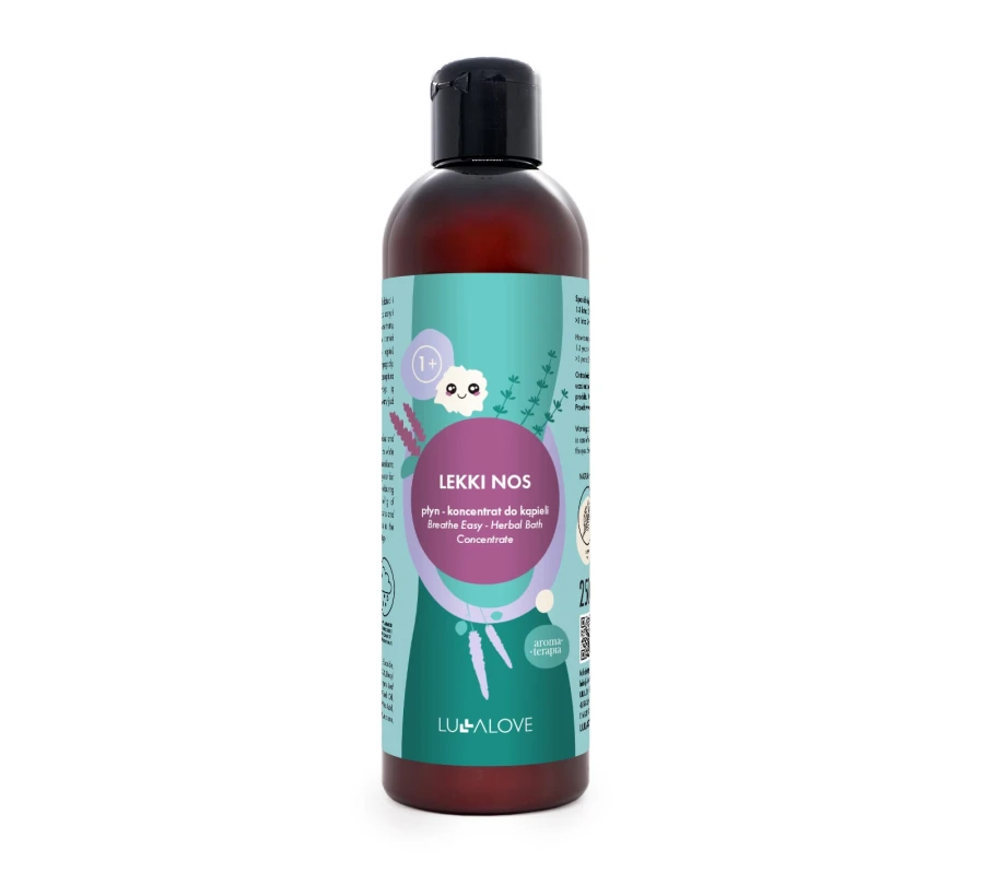 Lekki nos, płyn-koncentrat płynu do kąpieli, dla dzieci i dorosłych, 250 ml / Lullalove