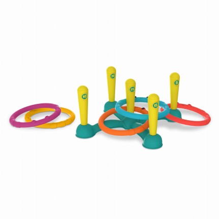 Zestaw do gry w RZUCANIE OBRĘCZAMI DO CELU / B.Toys BX1890Z