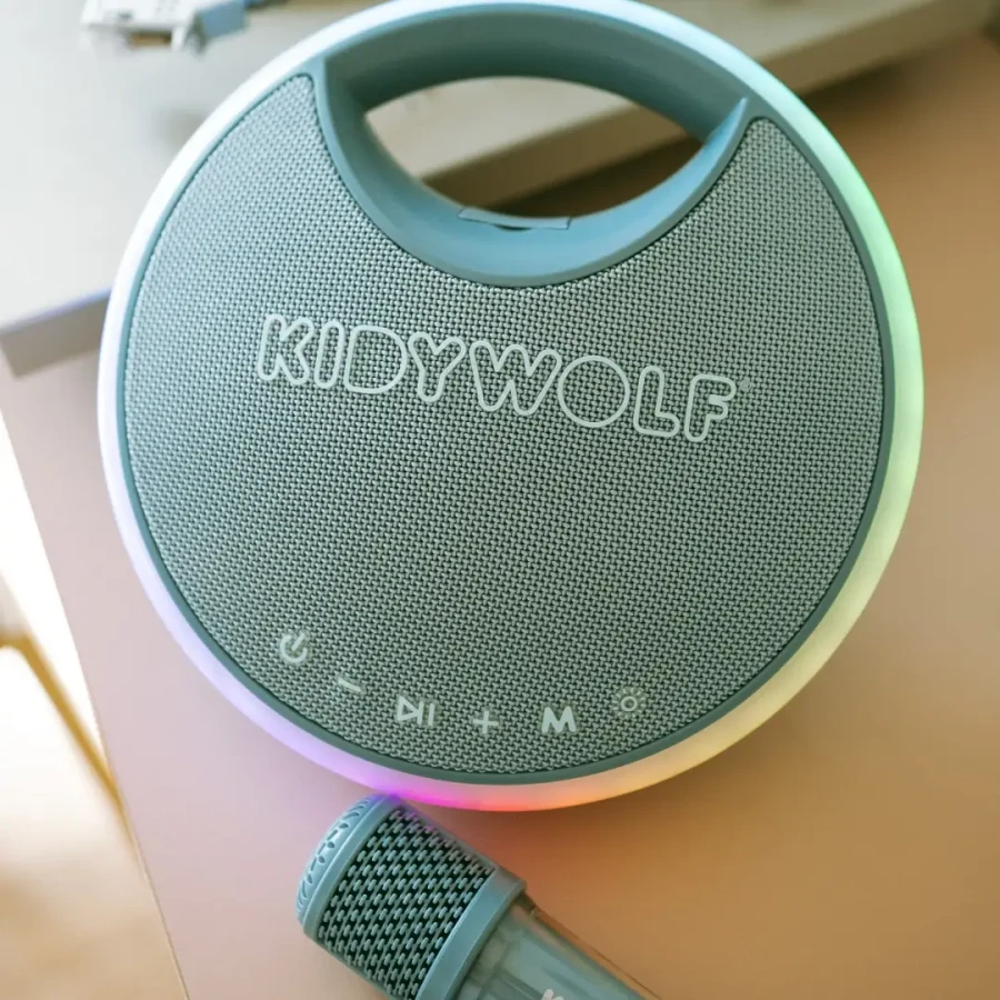 Bezprzewodowy zestaw do karaoke KIDYKARAOKE - BLUE / Kidywolf