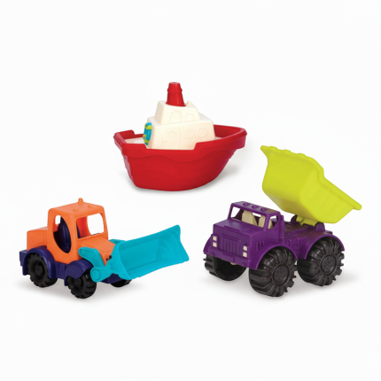 Loaders & Floaters – zestaw 3 pojazdów /  B.Toys BX1528Z