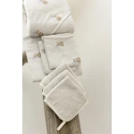3-pak ręczniczków bambusowych do twarzy, odbijania, mycia - light beige / My Memi