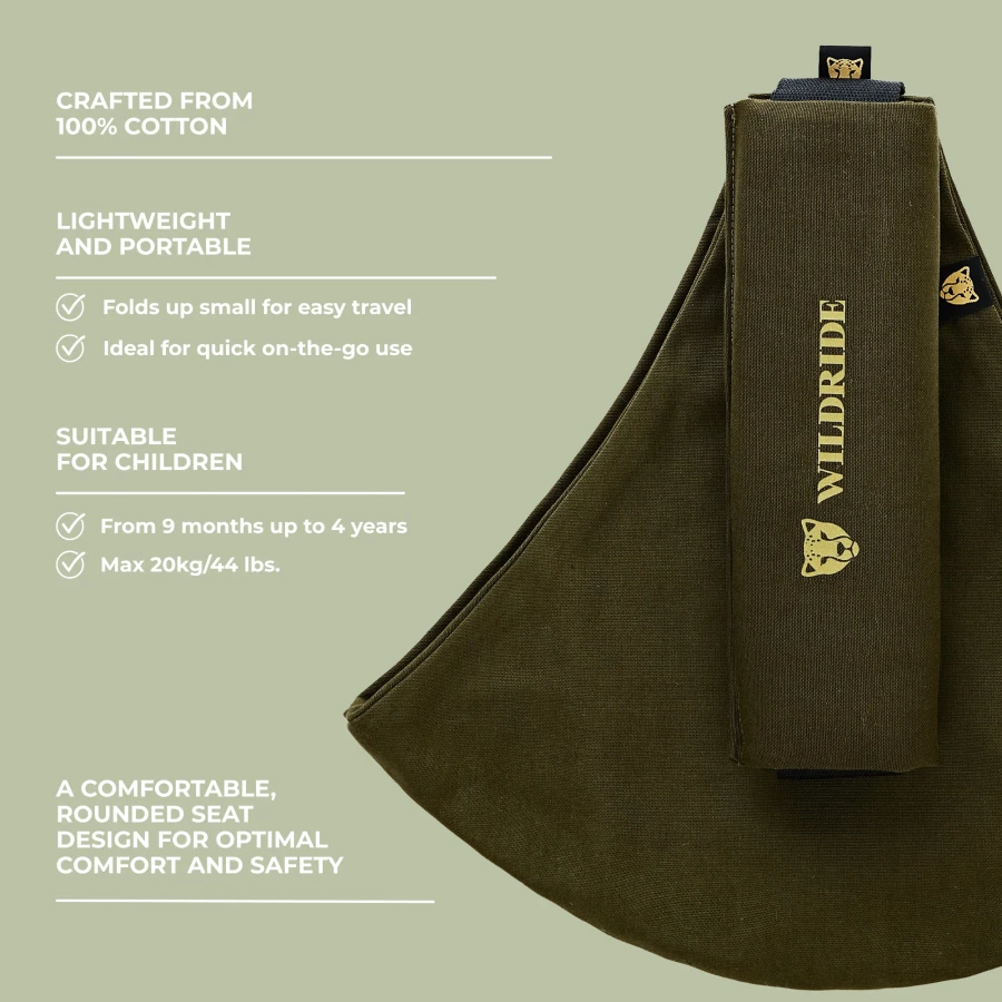 Nosidło wspomagające Army Green / Wildride