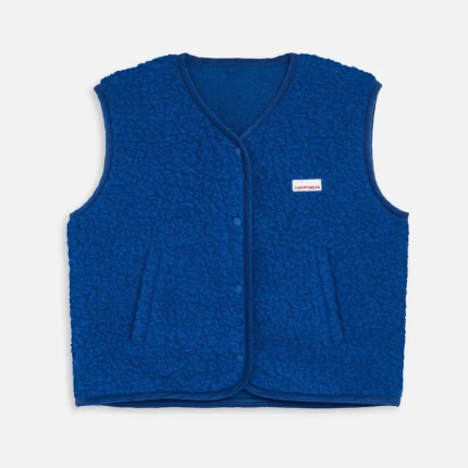 Kamizelka merino dla dorosłych - cobalt / Happymess