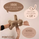 Pluszowa bransoletka Slap Miś Podcoll / Histoire d'Ours