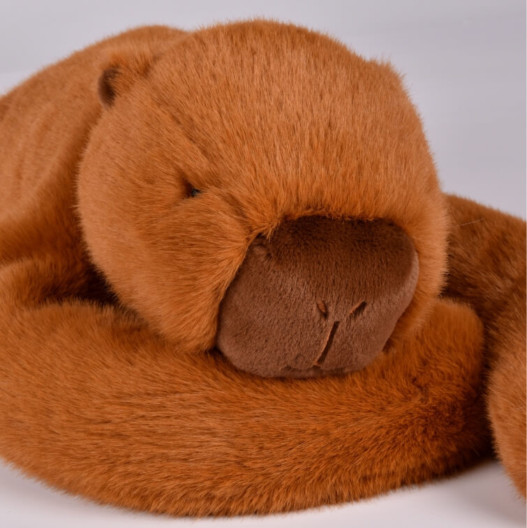 Pluszowy obciążeniowa kapibara Podcoll Histoire d'Ours - rudy brązowy / Histoire d'Ours