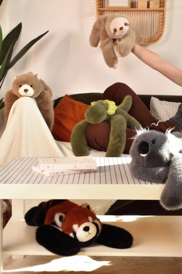Pluszowy obciążeniowa Ruda Panda Podcoll Histoire d'Ours / Histoire d'Ours