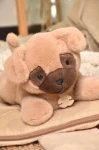 Pluszowy obciążeniowy pies beżowy Les P'tits Relax / Histoire d'Ours