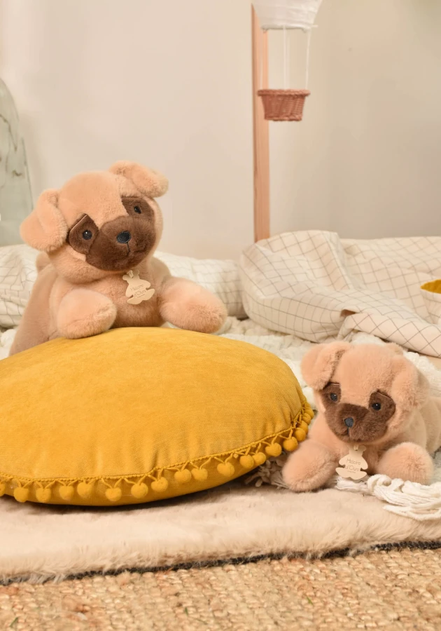Pluszowy obciążeniowy pies beżowy Les P'tits Relax / Histoire d'Ours