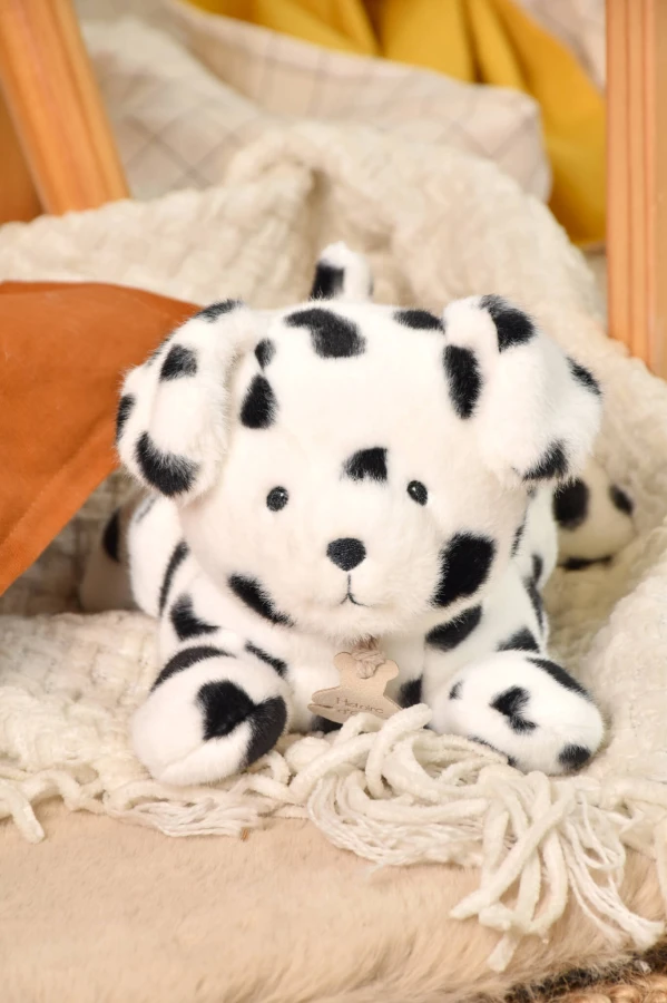 Pluszowy obciążeniowy pies dalmatyńczyk Les P'tits Relax / Histoire d'Ours