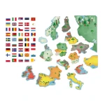 Magnetyczna układanka - Flagi Europy / Apli Kids