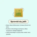 Ochronny szampon w kostce - Leśna Róża, 75 g / Mydlarnia Cztery Szpaki