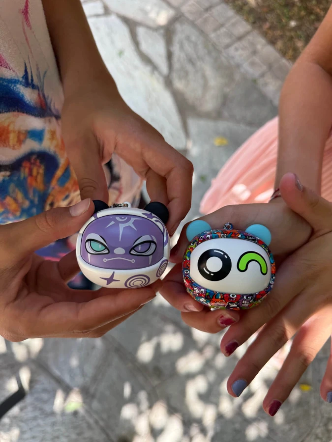 GOAT Earbuds Frozen Cyborgs słuchawki bezprzewodowe z etui i wisiorkiem / Kiddoboo