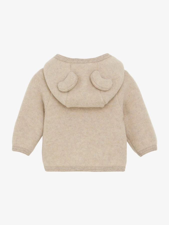 Kurtka 100% wełny merino - Sand Melange / HUTTEliHUT