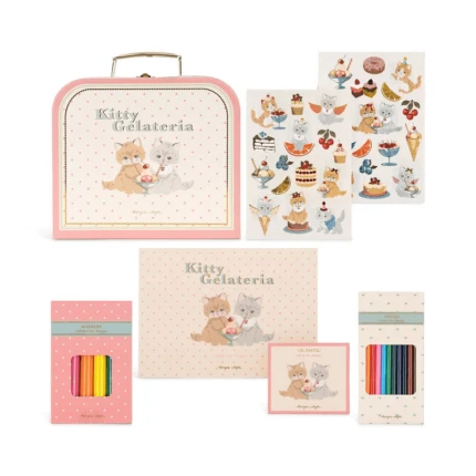 Zestaw małego artysty - kitty friends / Konges slojd
