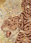 Brokatowa piłka do skakania - tiger / Konges Slojd