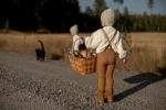 Rajstopki 100% wełny merino bez stópek Footless - Cappuccino / Silly Silas