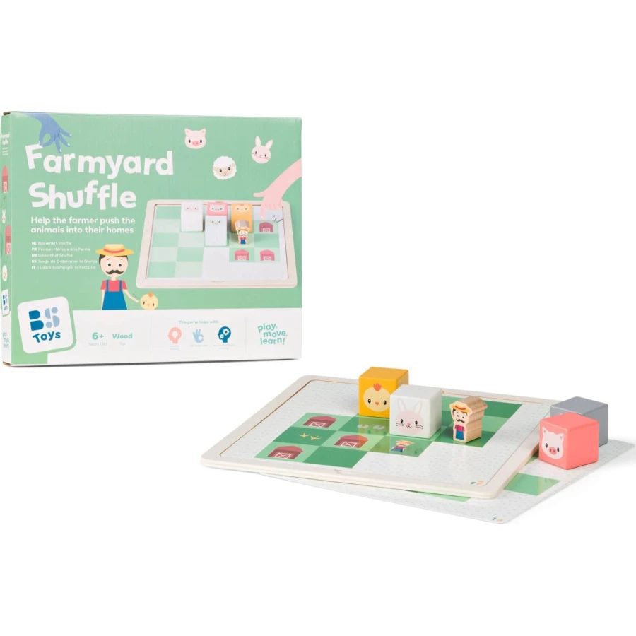 Gra logiczna Farmer i zagroda, 6+ / BS Toys
