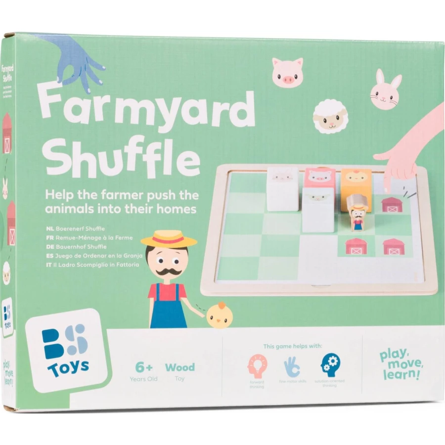 Gra logiczna Farmer i zagroda, 6+ / BS Toys