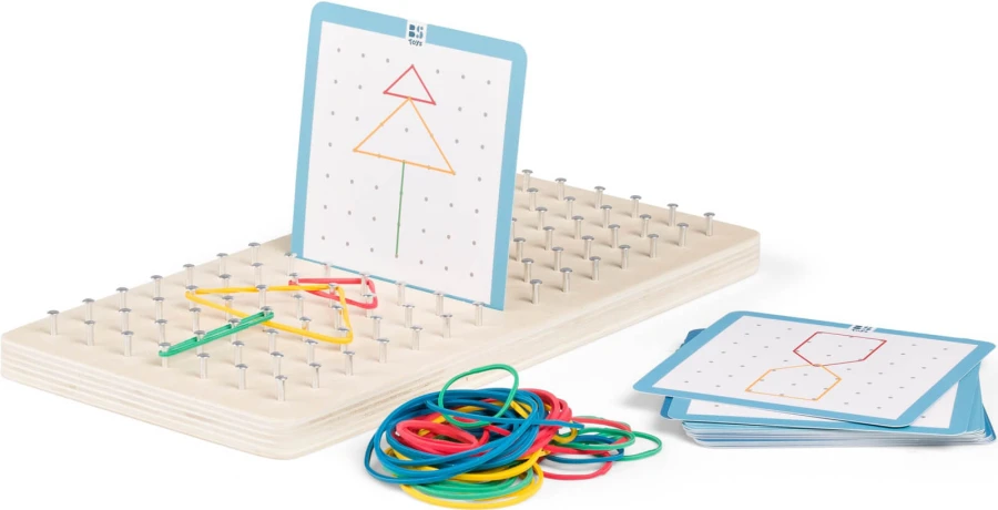 Gra edukacyjna Geoplan, wyścig na planszy, 4+ / BS Toys