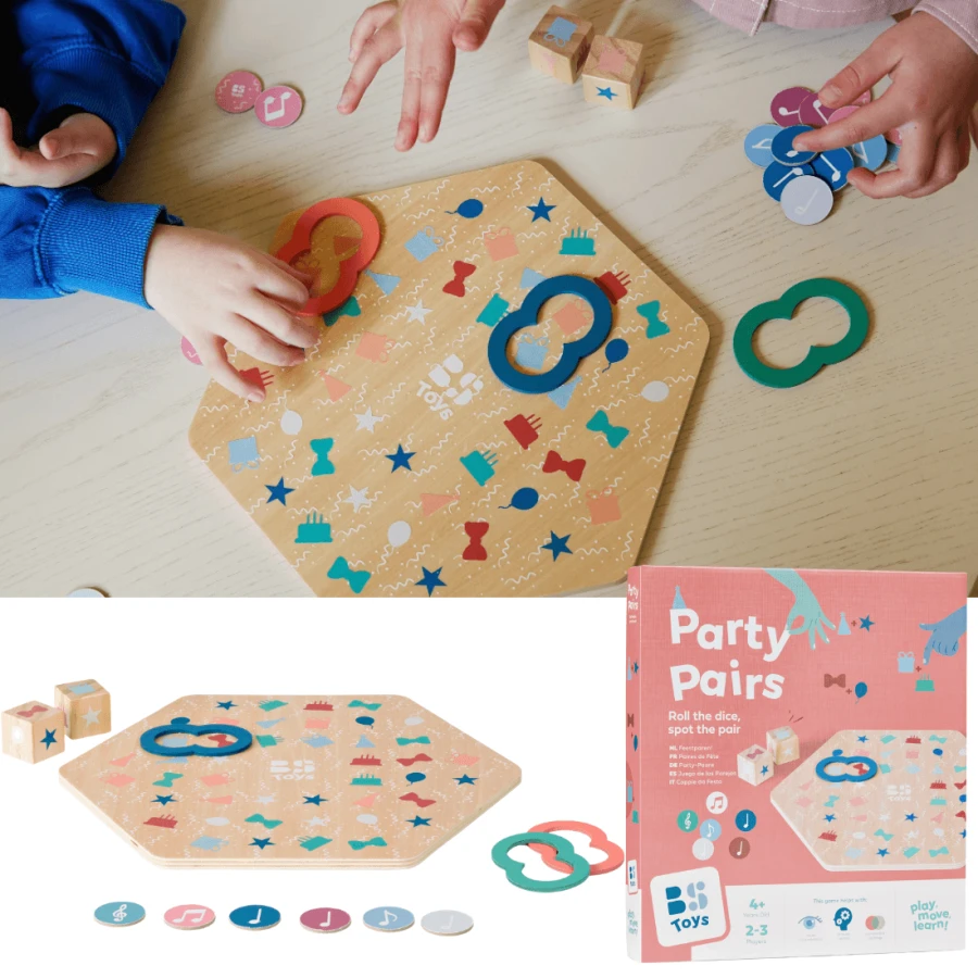 Gra na spostrzegawczość Polowanie na pary, 4+ / BS Toys