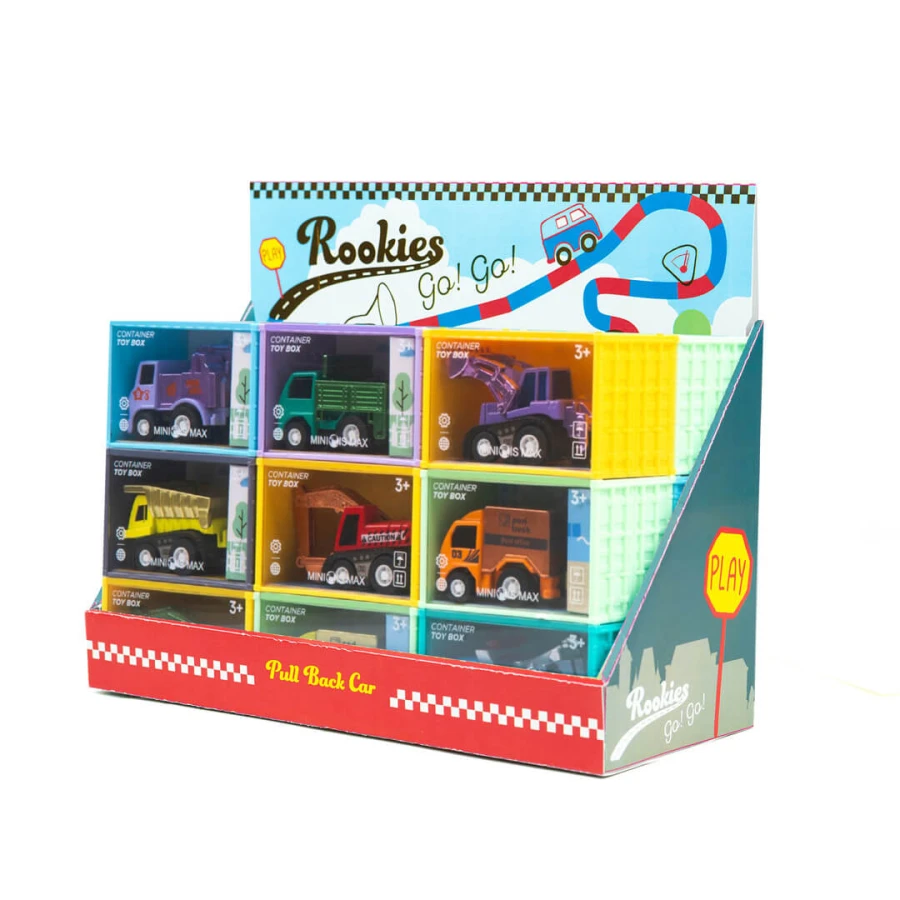 Mini Pojazdy Budowlane, 1szt. / Rookies