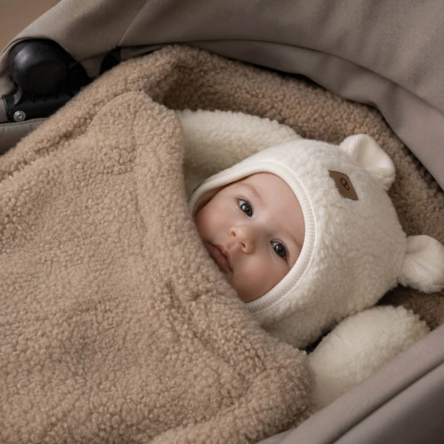 Śpiworek wełniany Mini Nevada 0-18m - brown / Zaffiro