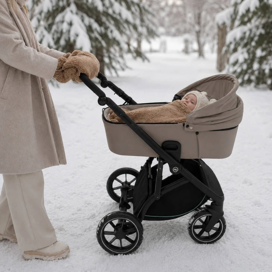 Śpiworek wełniany Mini Nevada 0-18m - brown / Zaffiro