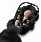 Śpiworek wełniany Mini Nevada 0-18m - anthracite / Zaffiro