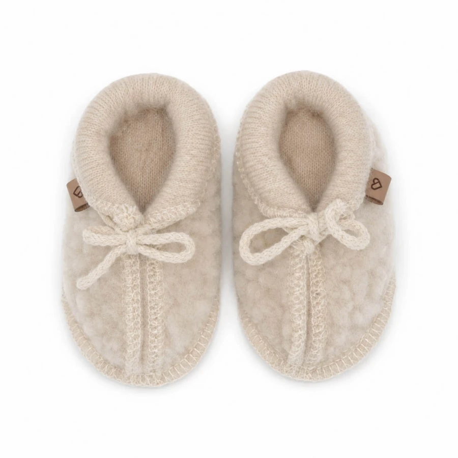 Buciki dziecięce wełniane Nevada - beige / Zaffiro