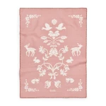Kocyk żakardowy Jacquard 100x75cm - Mullberry Pink / Elodie Details