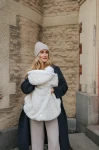 Otulacz 2w1 do nosidełka lub wózka, Cosy Cover - Soft Sherpa / Elodie Details