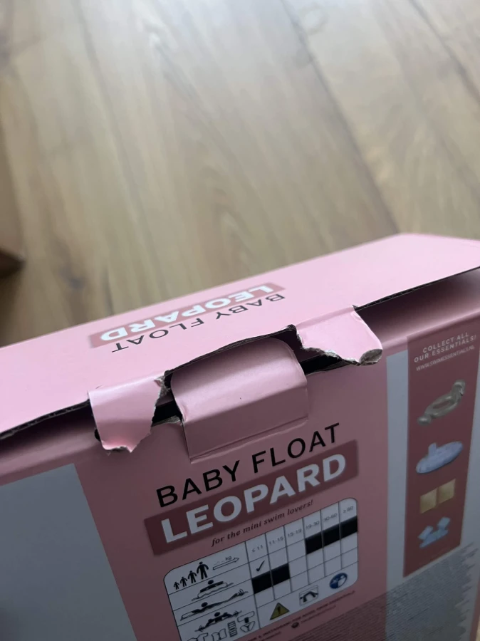 USZKODZONE OPAKOWANIE: Kółko treningowe dla dzieci Leopard Old Pink / The Swim Essentials