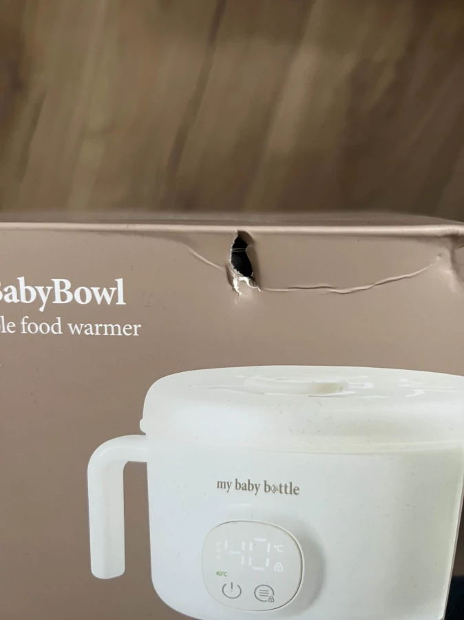 USZKODZONE OPAKOWANIE: Przenośny podgrzewacz do jedzenia dla dzieci MyBabyBowl - White / MyBabyBottle