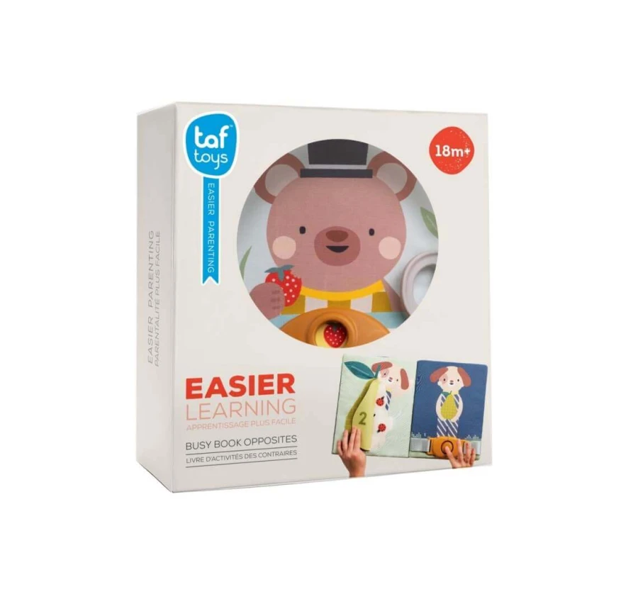 USZKODZONE OPAKOWANIE: Książeczka edukacyjna Przeciwieństwa / Taf Toys
