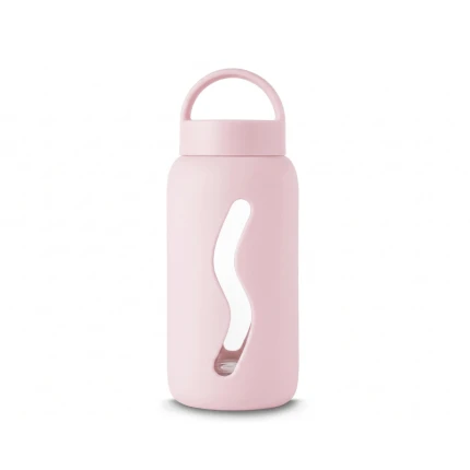 Szklana butelka Mini Bottle, 500 ml - Marshmallow / Muuki