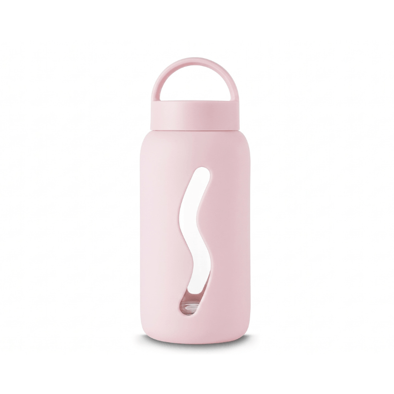 Szklana butelka Mini Bottle, 500 ml - Marshmallow / Muuki